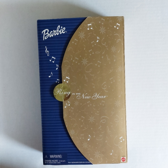 NIB Ring in the New Year Barbie,  2001 - Picture 3 of 12